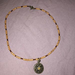 Beaded necklace/choker